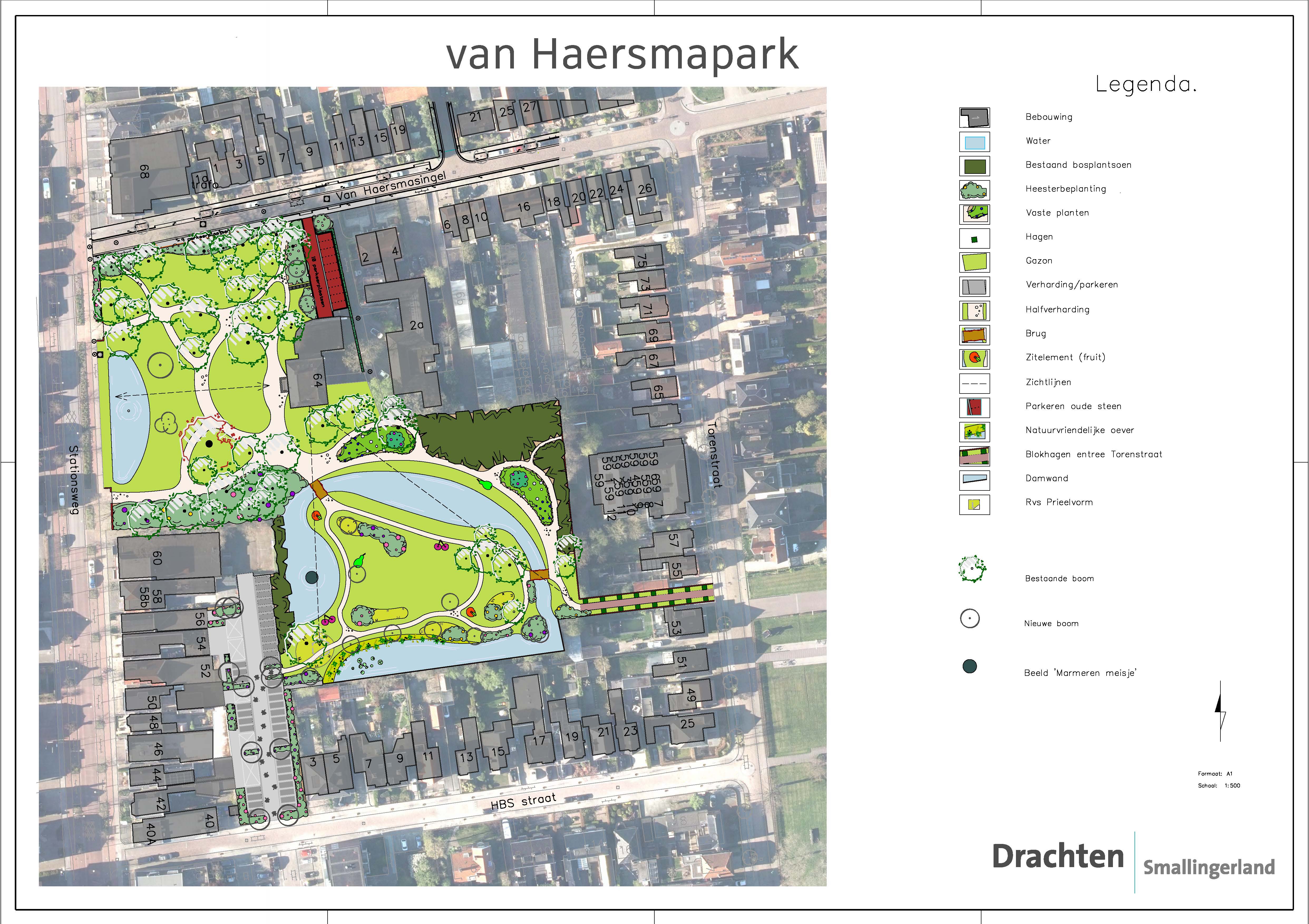 Ontwerp van Haersmapark