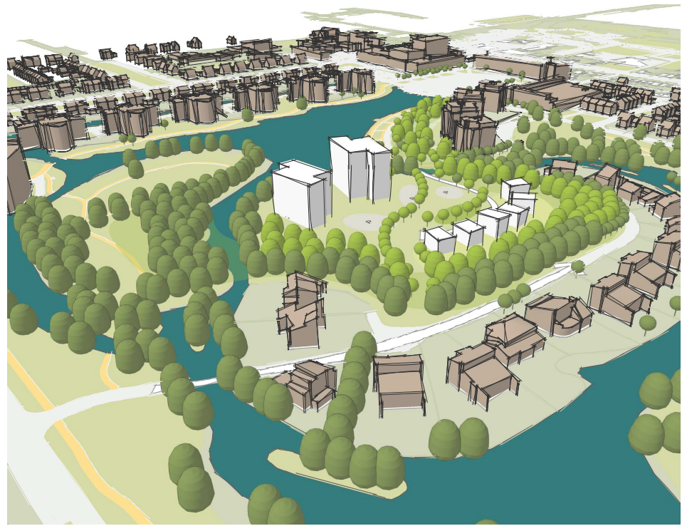 Impressie woningbouw De Welle Drachten