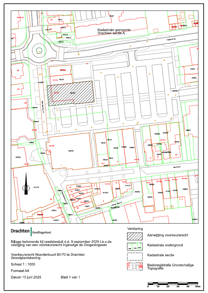 Publicatie vestiging voorkeursrecht Noorderbuurt 60-70 Drachten  voor gemeenteblad na raadsbelsuit v2-1